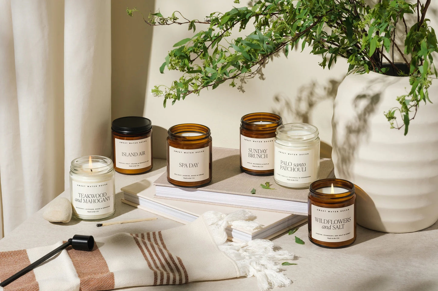 Soy Candle - Clear Jar - 9 oz