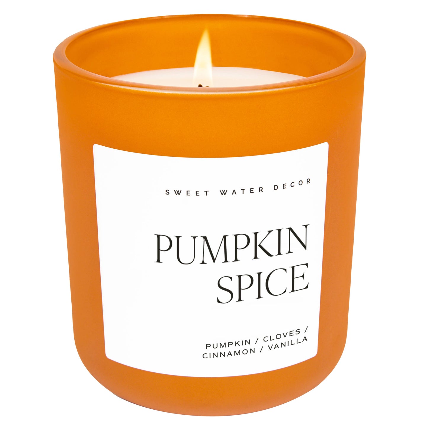 *NEW* Pumpkin Spice 15 oz Soy Candle, Matte Jar - Halloween