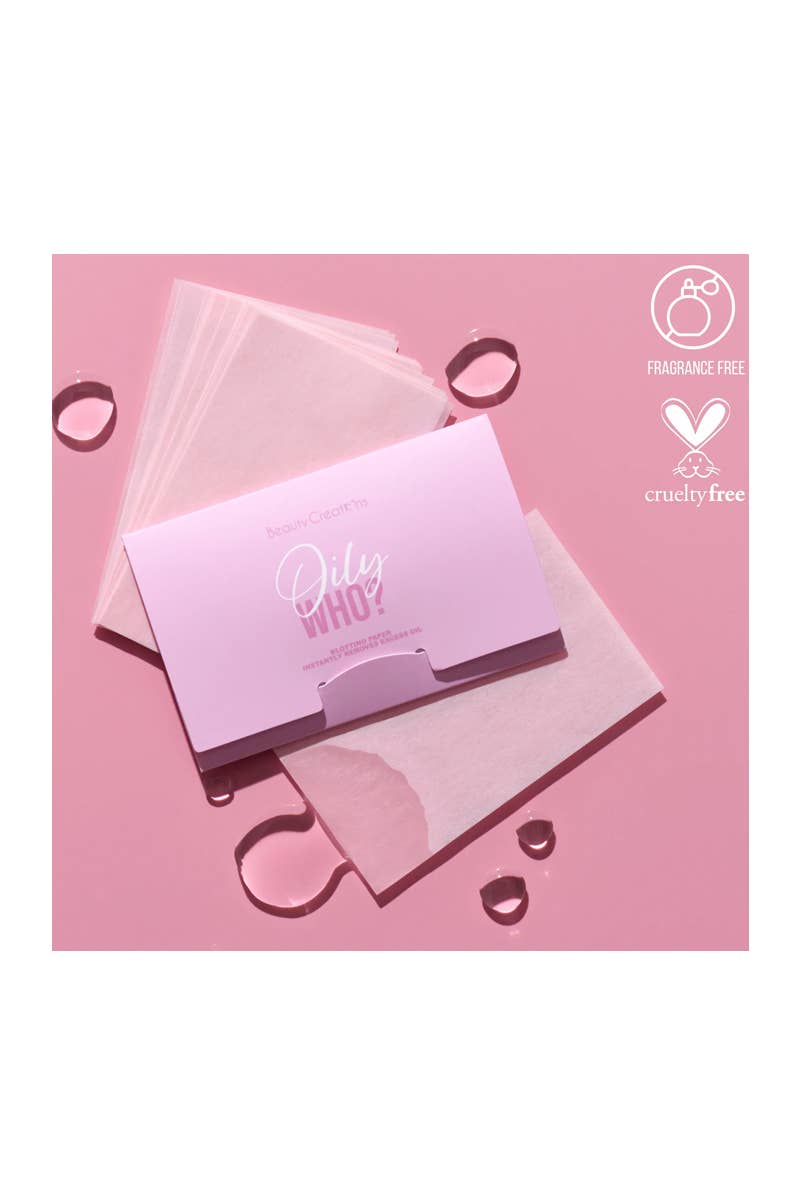 Beauty Creations Oily Who Blotting Paper
