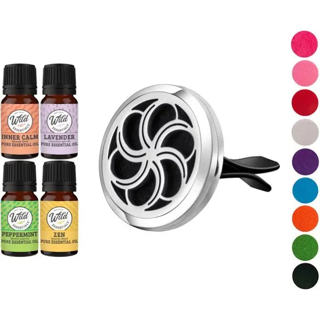 Car Vent Diffuser with 4 oils